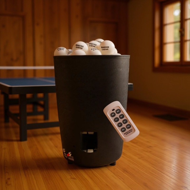 Table Tennis Robot - Macchina Portatile per Palline da Ping