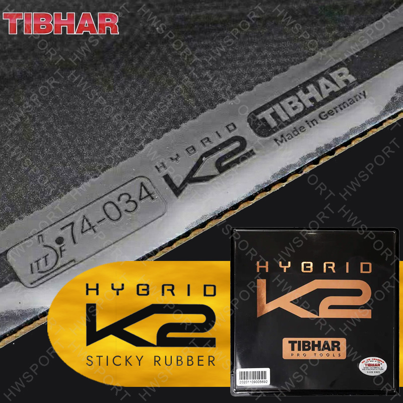 Table Tennis Hybrid Rubbers - TIBHAR HYBRID K2 foglio superiore in
