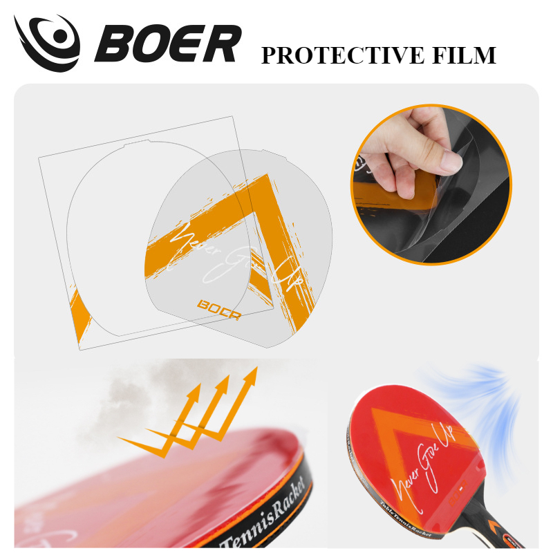 Table Tennis Hybrid Rubbers - La pellicola protettiva antipolvere adesiva per