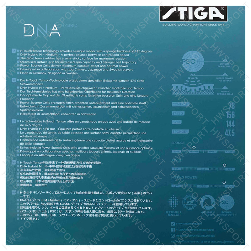 Gomma da ping pong serie STIGA - Table Tennis Hybrid Rubbers recensione e prezzo