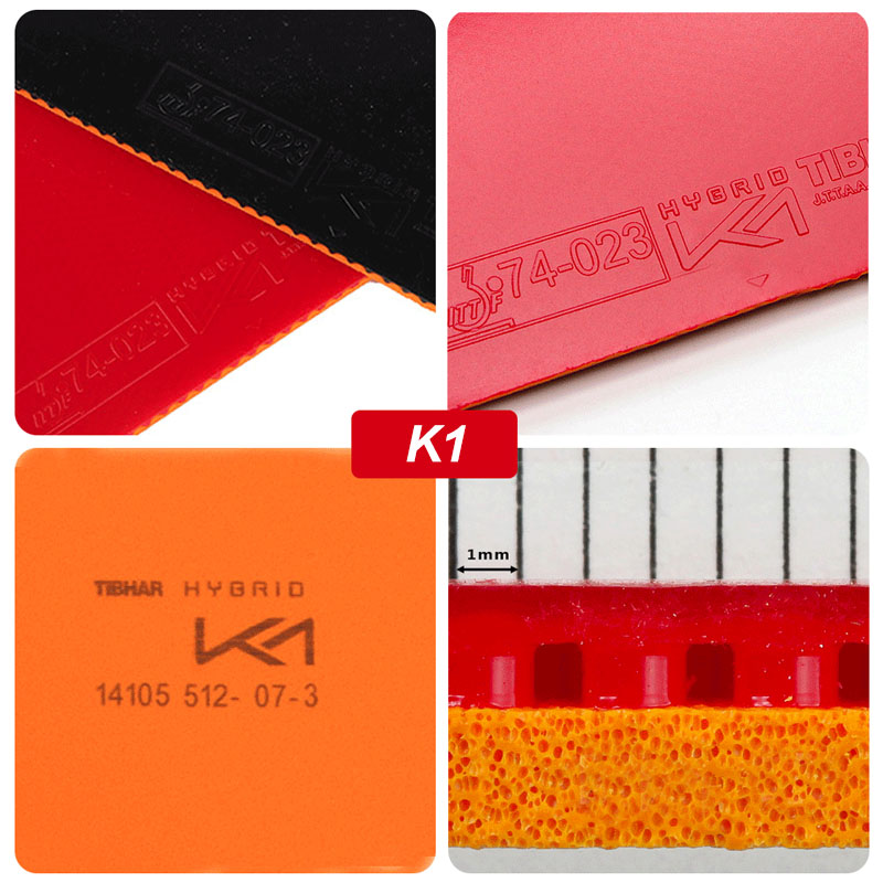 Originale Tibhar Hybrid K1 Pro - Table Tennis Hybrid Rubbers recensione e prezzo