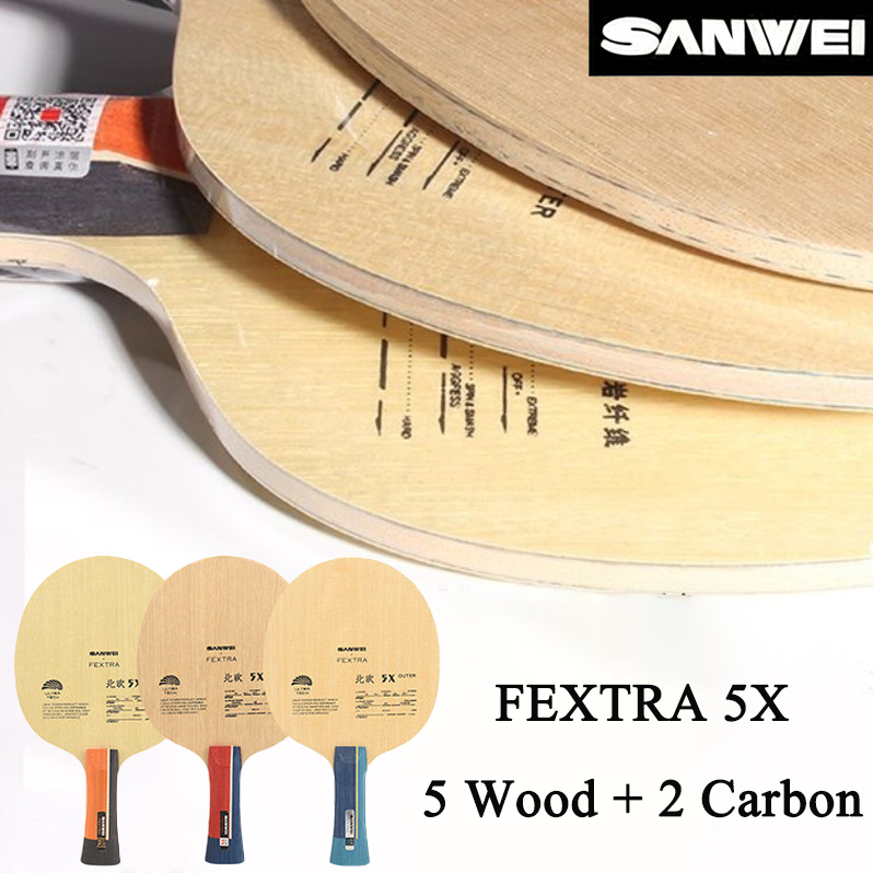 SANWEI FEXTRA 5X Blu/Giallo, R - Table Tennis Blade recensione e prezzo